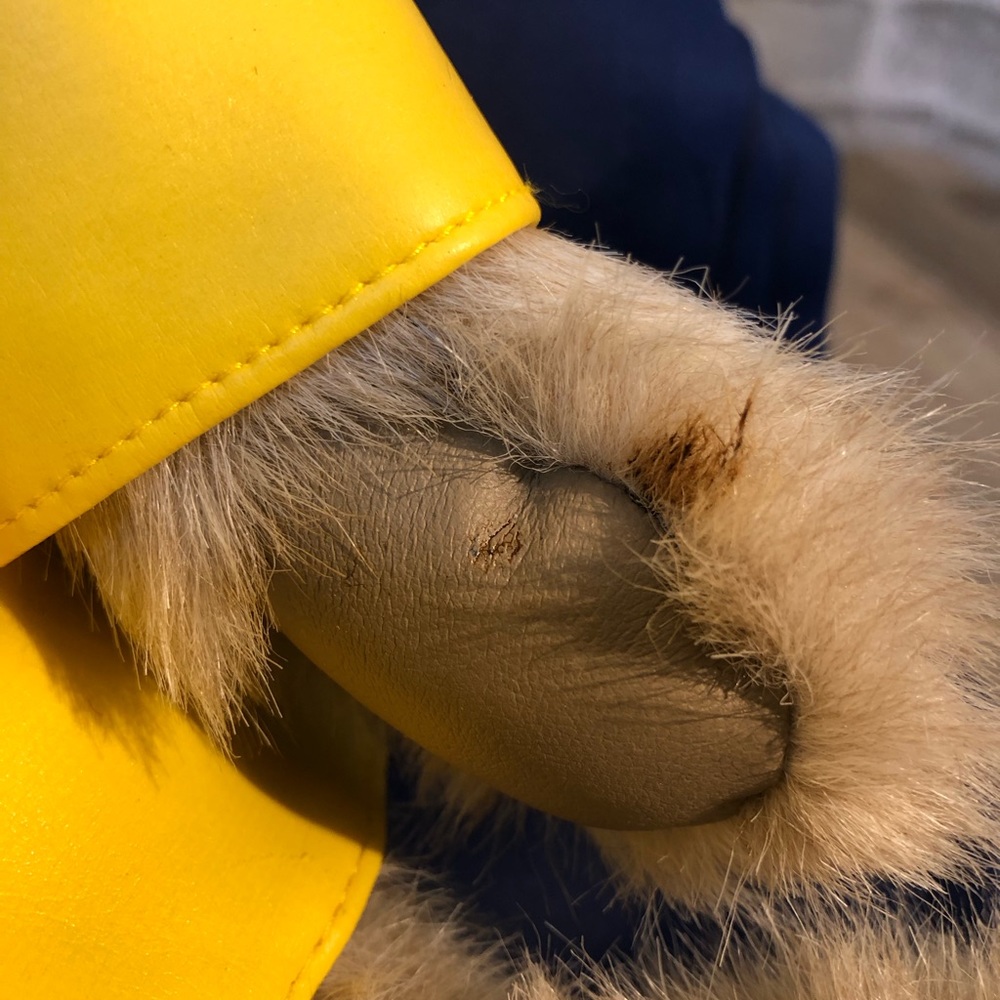 Bialosky Yellow Raincoat 80th Birthday Bear By Gund - Picture 5 of 5